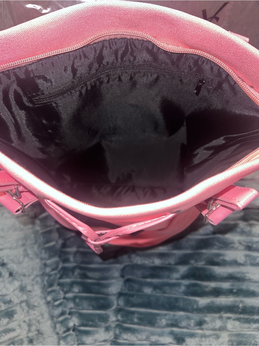 GWP Yves Saint Laurent Pink Tote with Gold YSL Emblem - Picture 5 of 7
